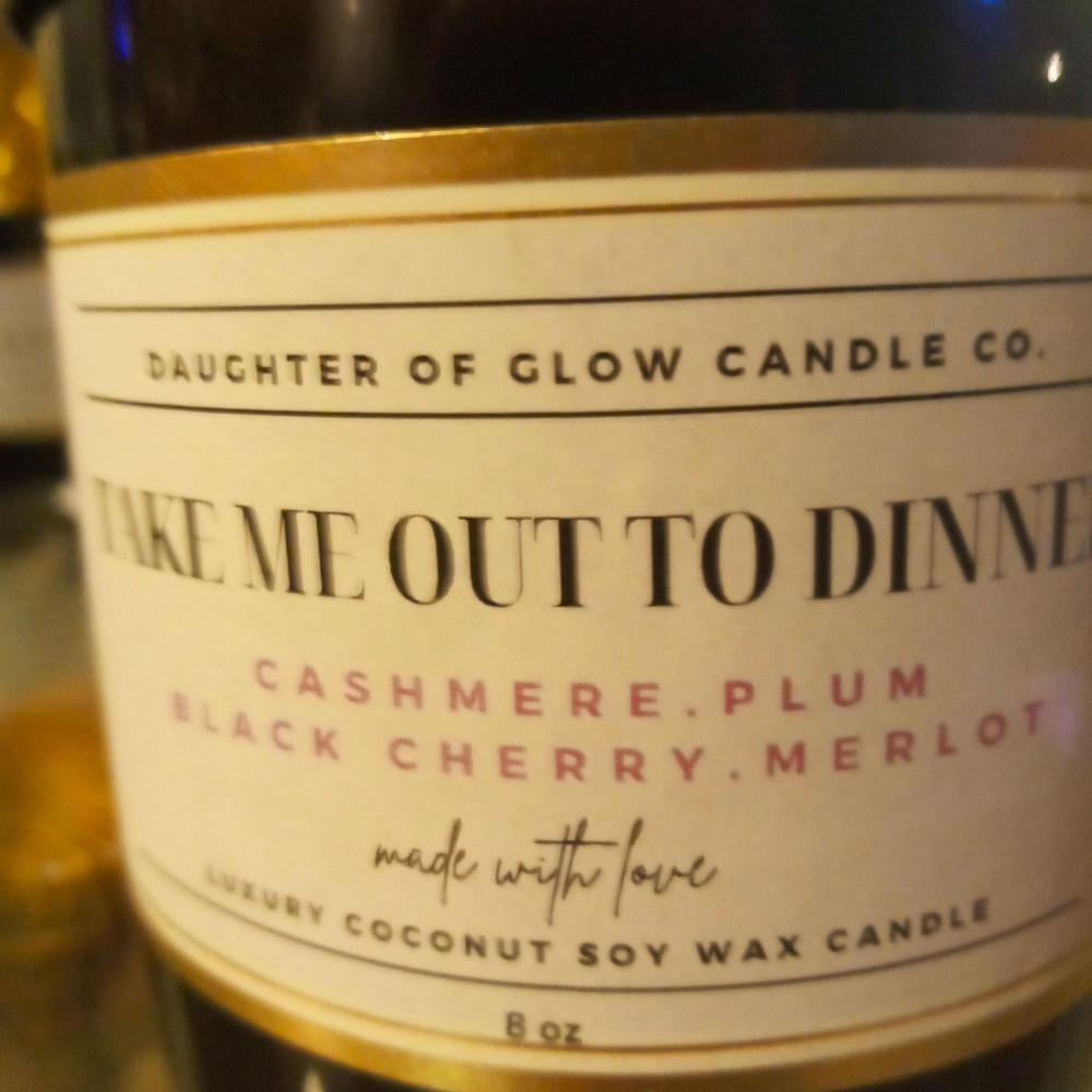 Luxury hand poured candle